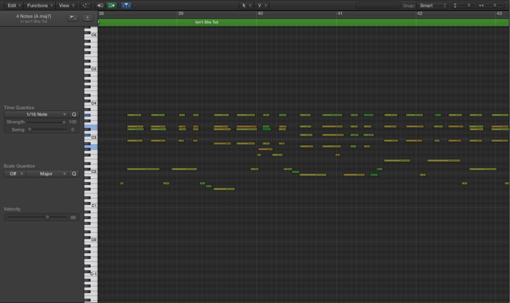 MIDI logic edit